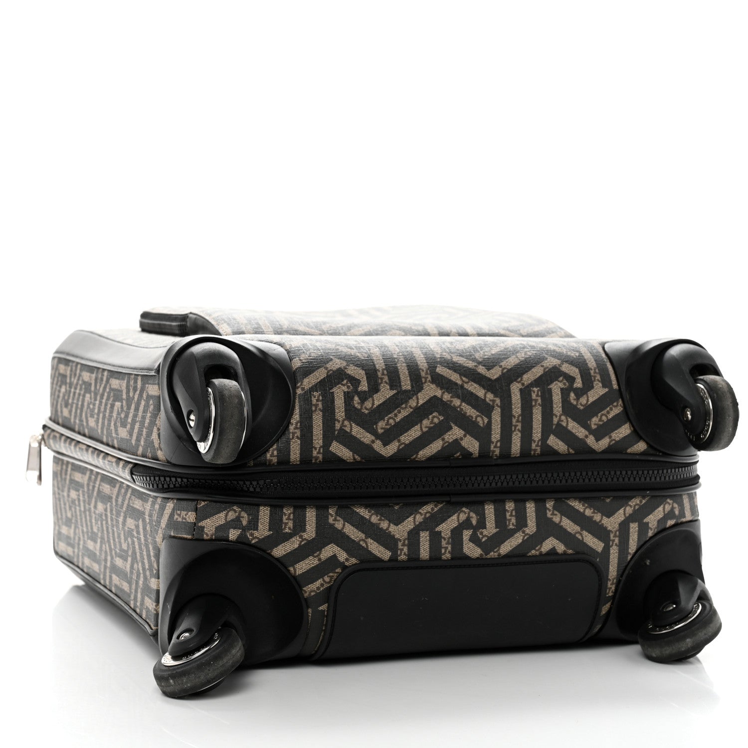 Gucci GG Supreme Monogram Caleido Carry On Trolley Black 3 of 14