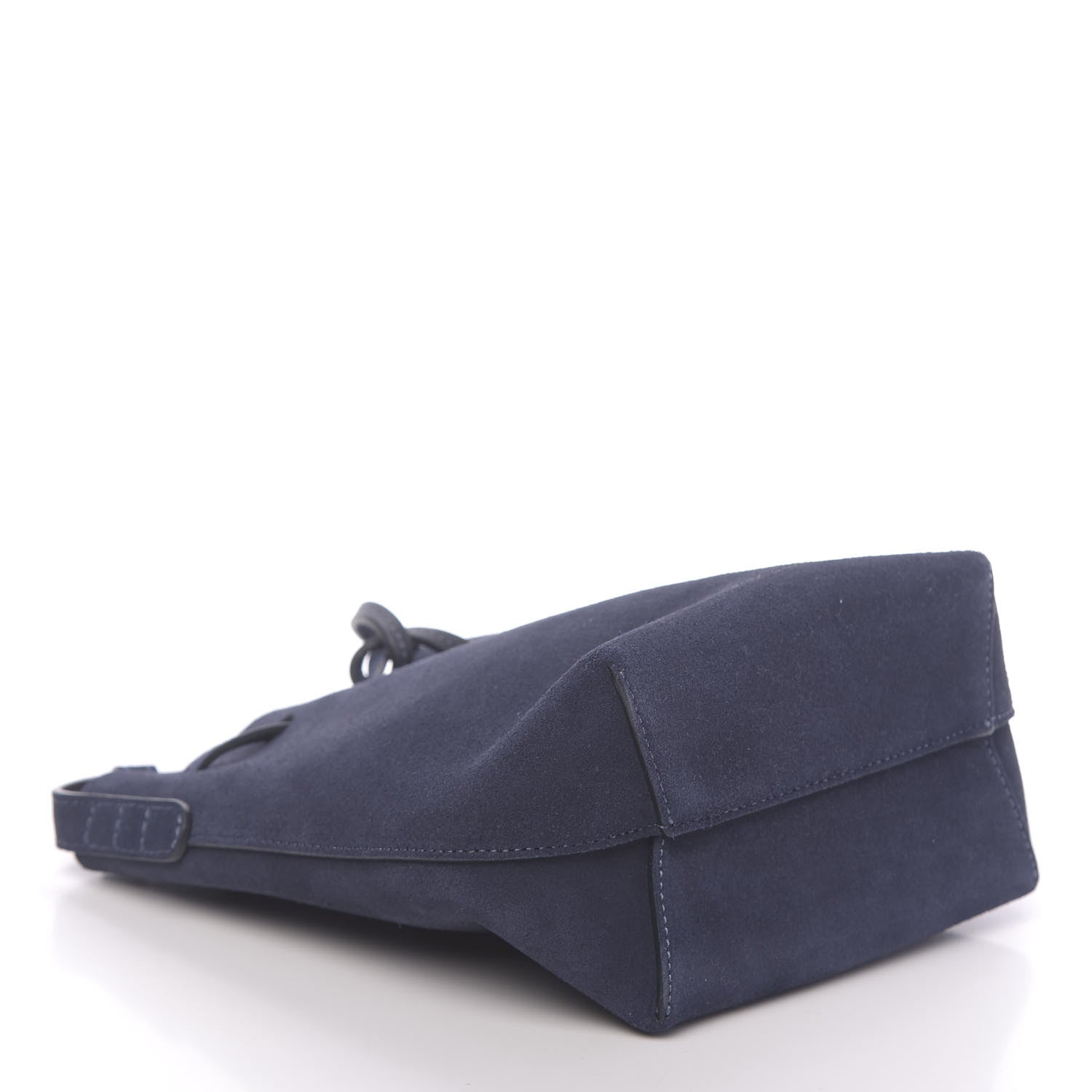 Mansur Gavriel Suede Mini Mini Bucket Bag Blu 4 of 9