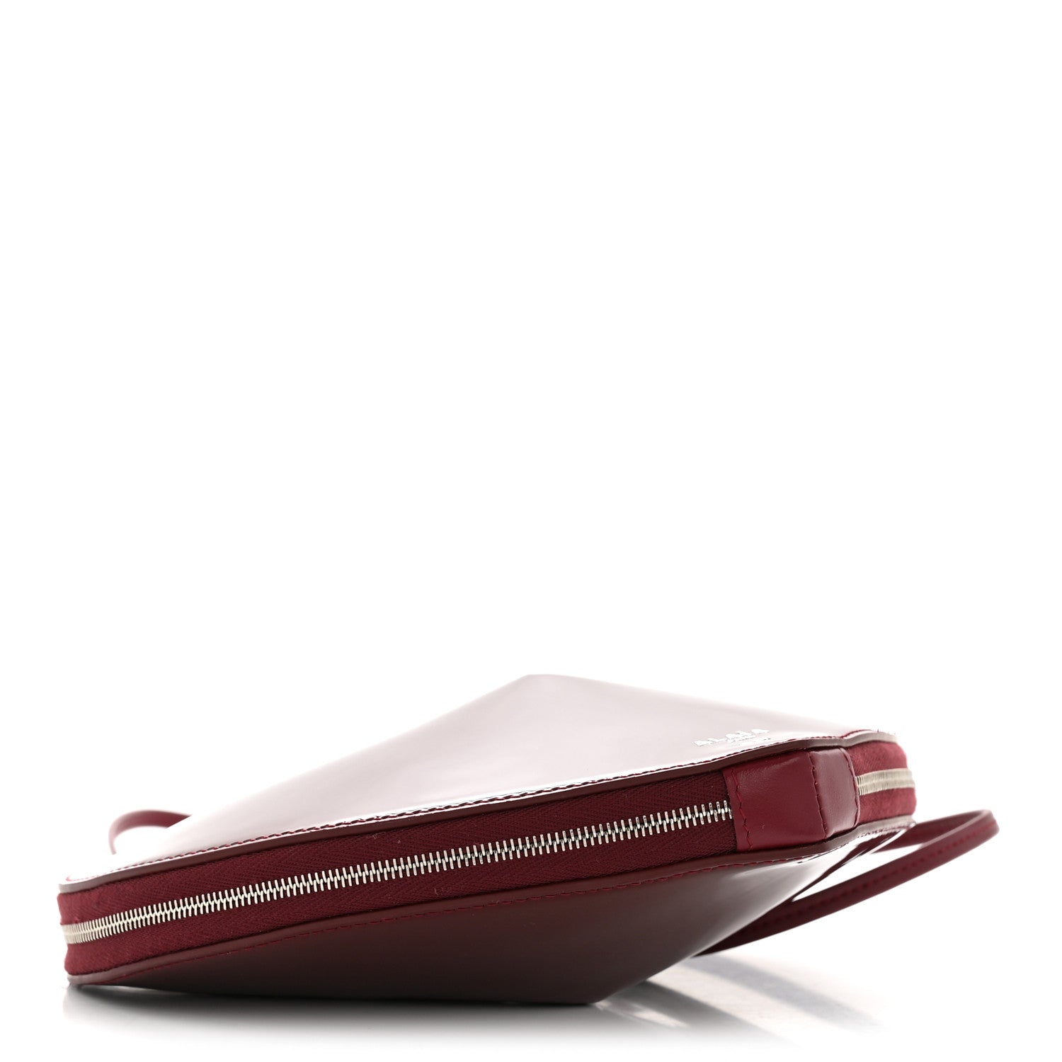 Alaia Patent Calfskin Le Coeur Bag Garnet Red 4 of 11