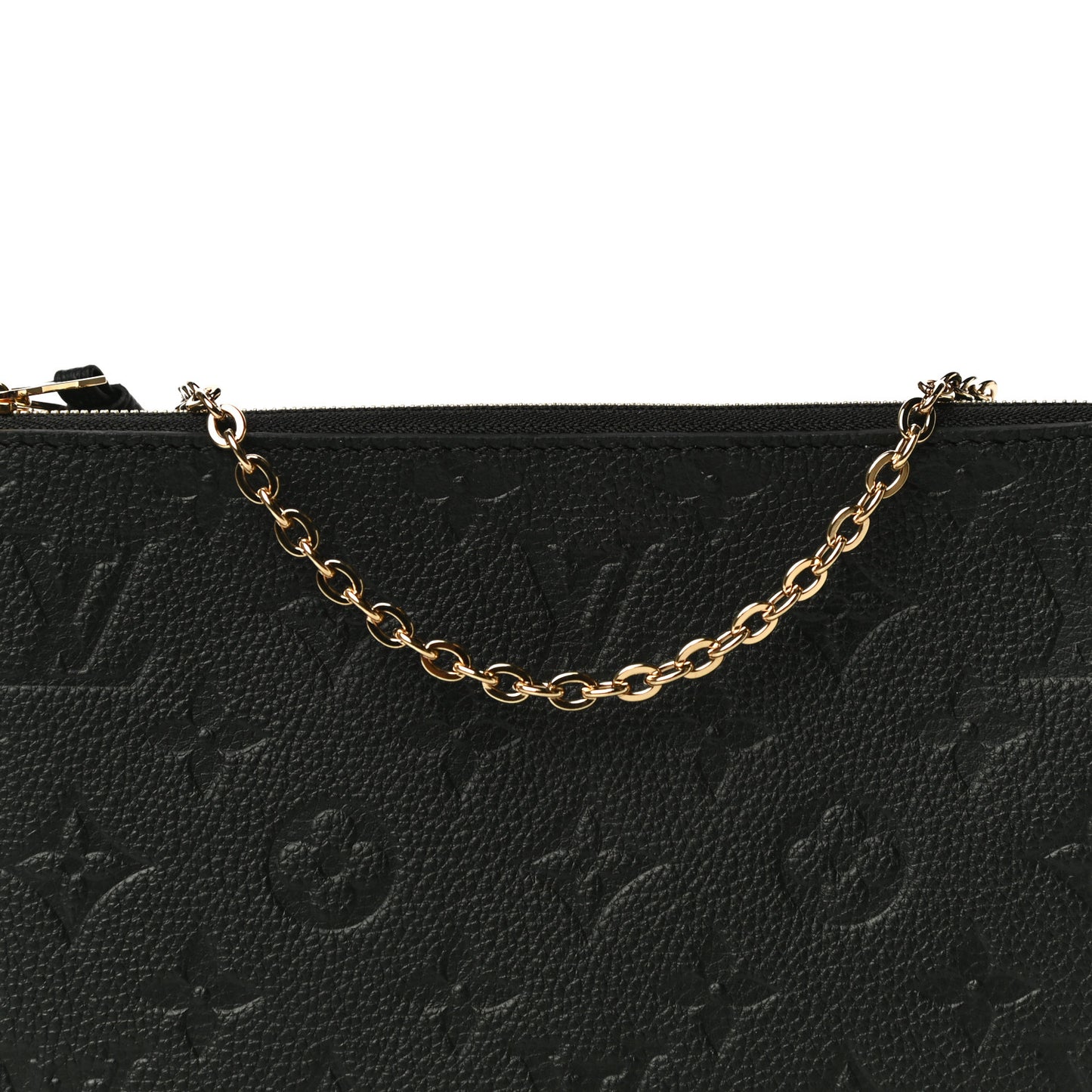 Empreinte Double Zip Pochette Black