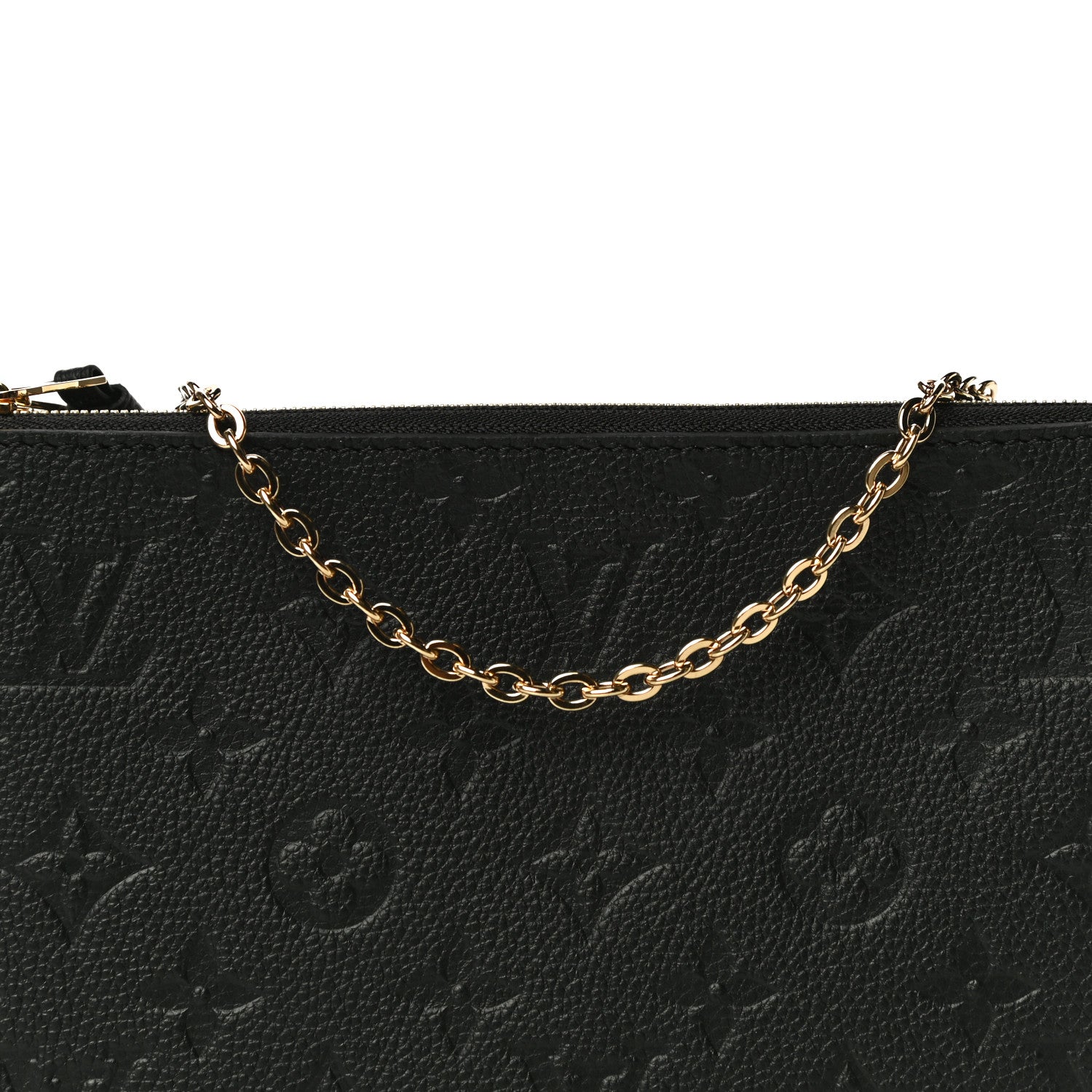Louis Vuitton Empreinte Double Zip Pochette Black 7 of 10