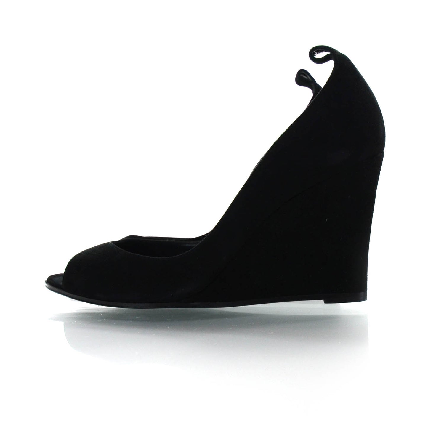 Veau Doblis Suede Wedges 39 Black