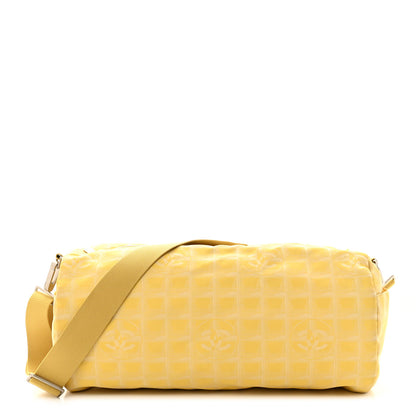 Chanel Nylon Travel Duffle Yellow 1 of 10