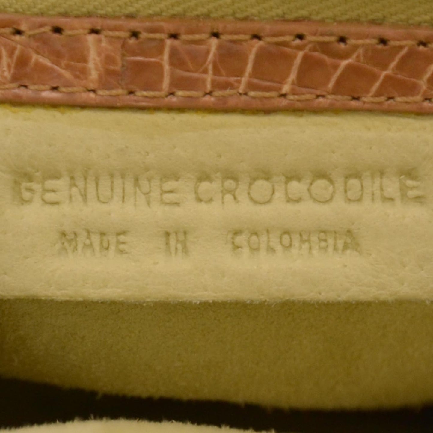 Raffia Crocodile Tote