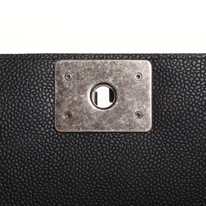 Chanel Caviar Quilted Medium Boy Flap Black 7 of 9