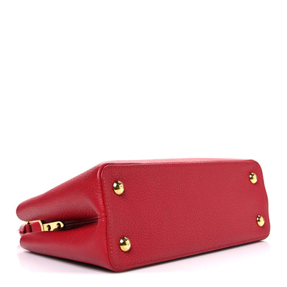 Louis Vuitton Taurillon Capucines PM Rubis 4 of 10