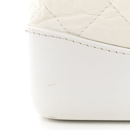 Chanel Aged Calfskin Quilted Small Gabrielle Backpack White 13 of 16