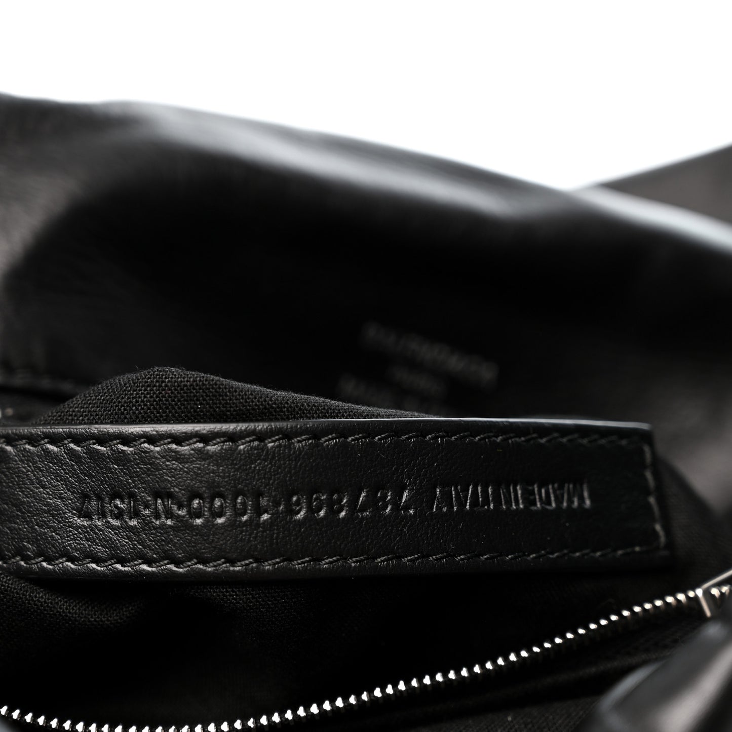 Crushed Calfskin Quilted Small Monaco Shoulder Bag Black