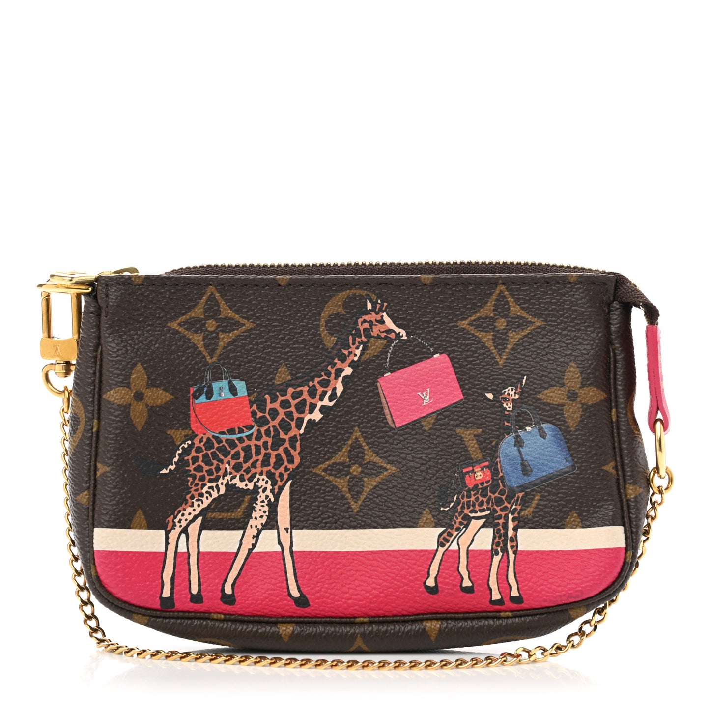Monogram 2017 Christmas Animation Mini Pochette Accessories
