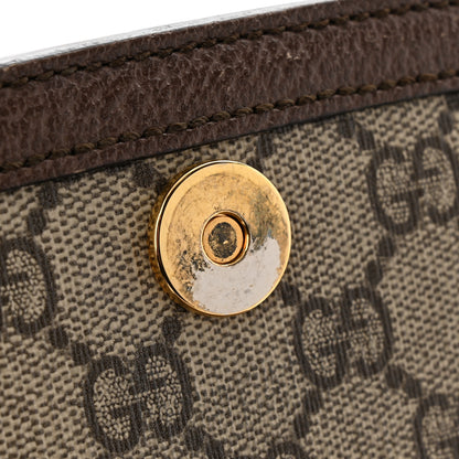 Gucci GG Supreme Monogram Web Small Ophidia Flap Messenger Bag Brown 11 of 17