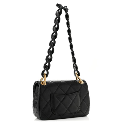 Chanel Caviar Quilted Funky Match Mini Flap Black 3 of 11