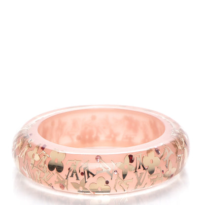 Louis Vuitton Resin Swarovski Medium Inclusion Bracelet GM Rose 3 of 3