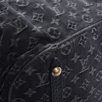 Louis Vuitton Denim Mahina XL Black 8 of 15