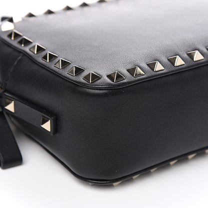 Valentino Garavani Calfskin Rockstud Camera Crossbody Bag Black 13 of 15