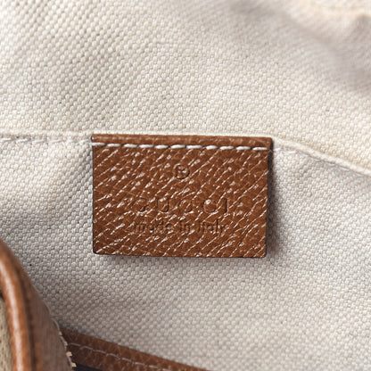 Gucci Monogram Mini Bree Messenger Bag Beige Tabacco 6 of 10