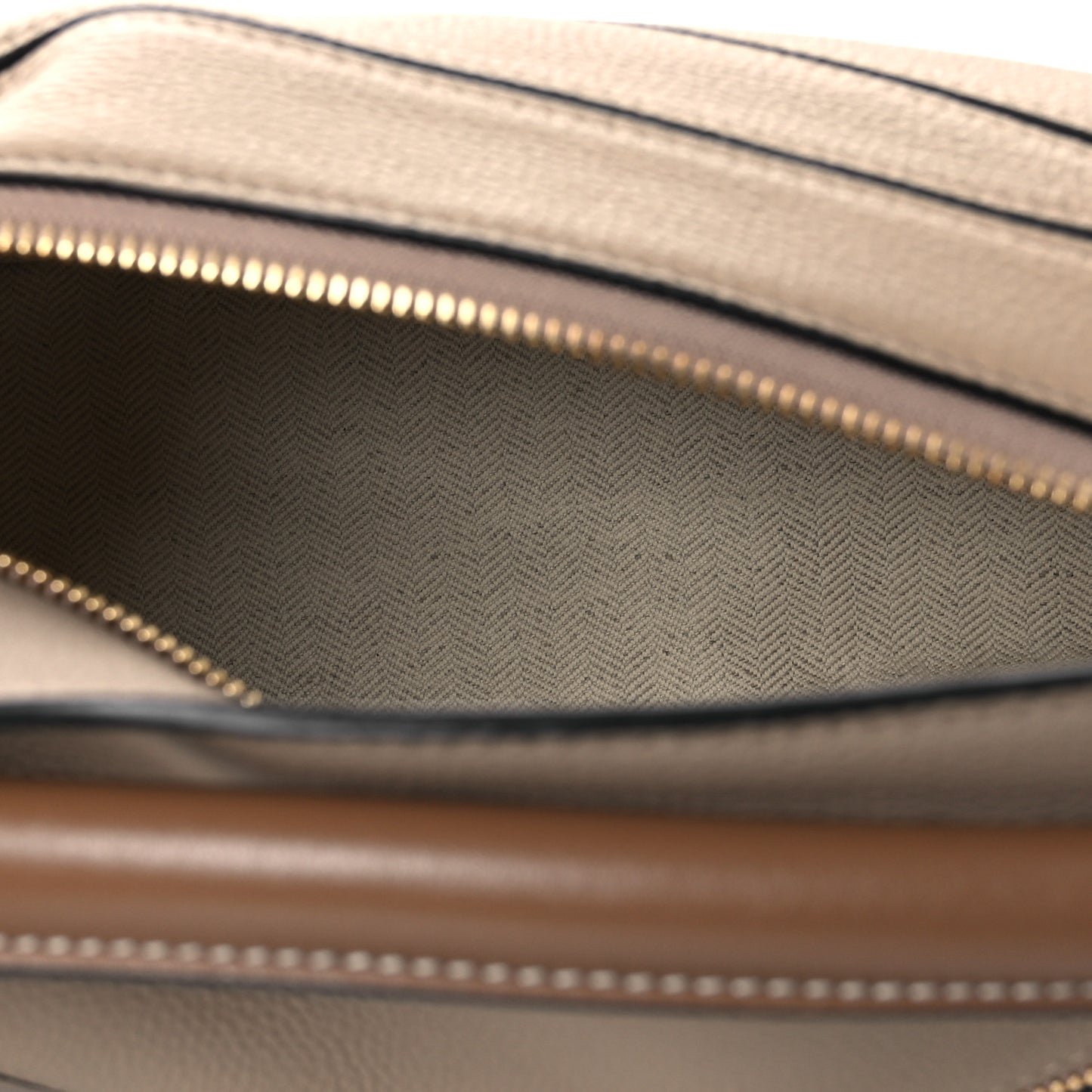 Grained Calfskin Small Puzzle Bag Sand Mink
