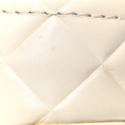 Chanel Shiny Calfskin Logo Platform Sandals 39 Ivory 15 of 16