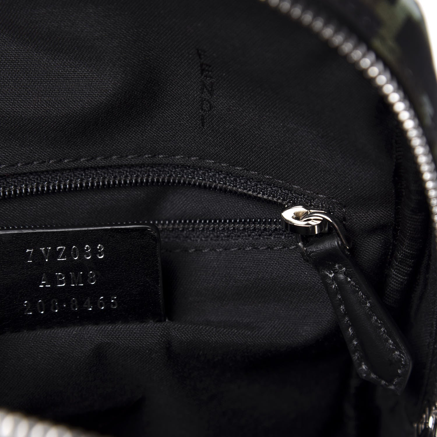 Fendi Nylon CamouFF Sling Bag Black Multicolor 8 of 8