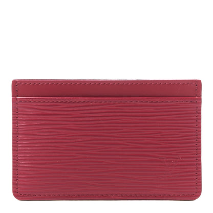 Louis Vuitton Epi Card Holder Fuchsia 1 of 9