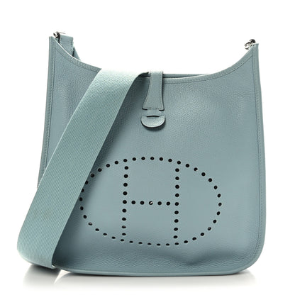 Hermes Taurillon Clemence Evelyne PM Ciel 1 of 8