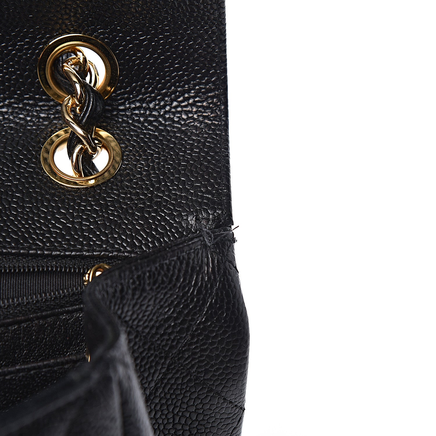 Chanel Caviar Quilted Maxi Single Flap Black 11 of 15