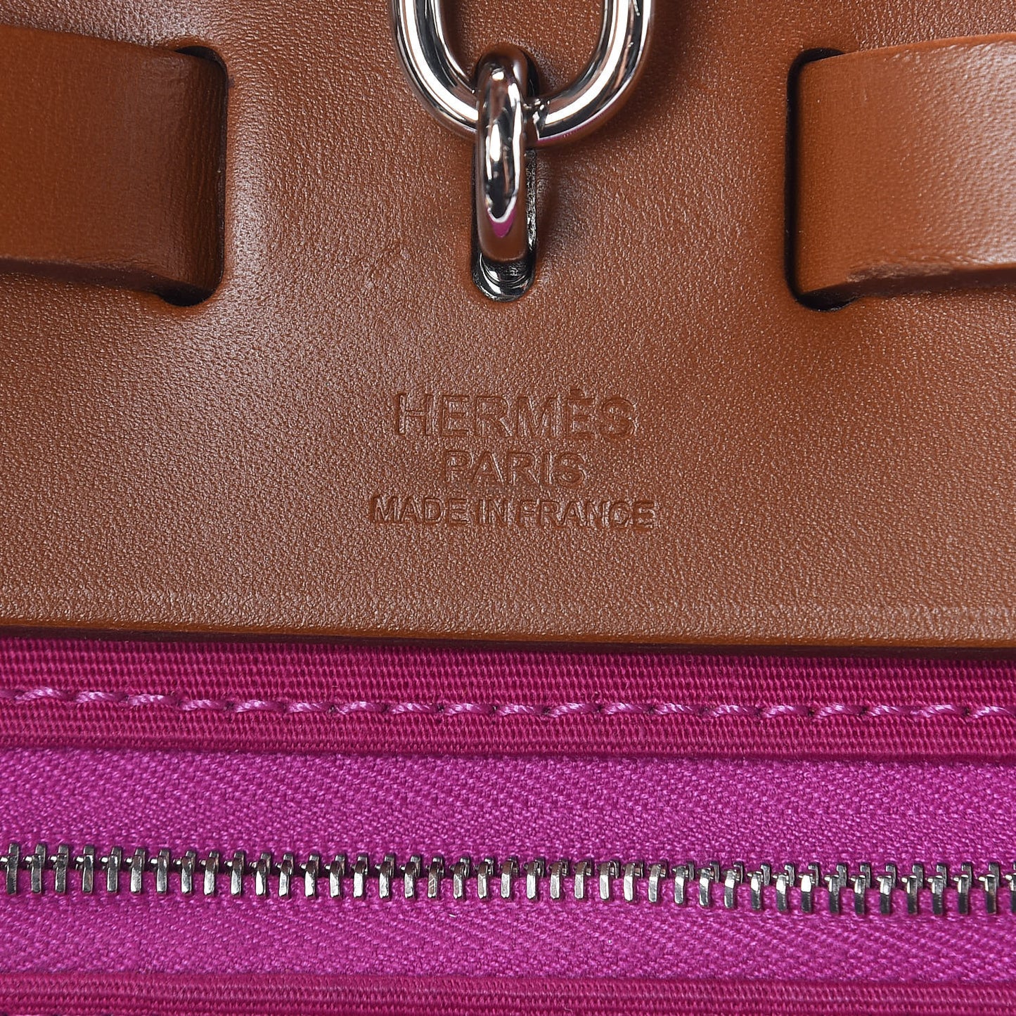 Vache Hunter Toile Herbag Zip 31 PM Magnolia Fauve