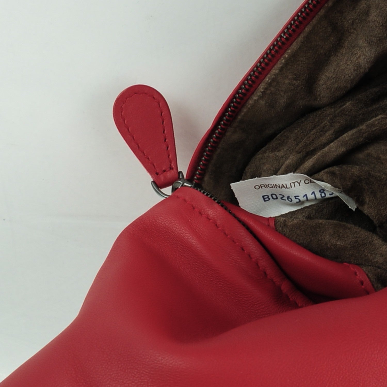 Bottega Veneta Nappa Intrecciato Turnlock Clutch Blood 10 of 10
