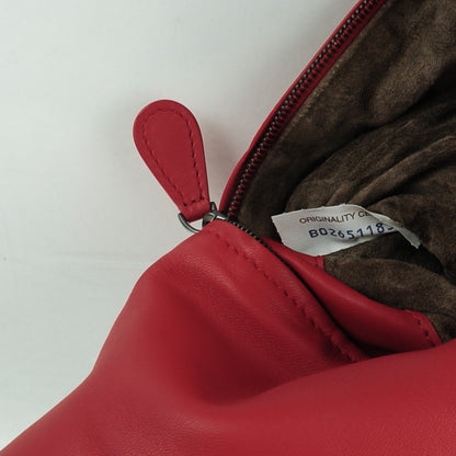 Bottega Veneta Nappa Intrecciato Turnlock Clutch Blood 10 of 10