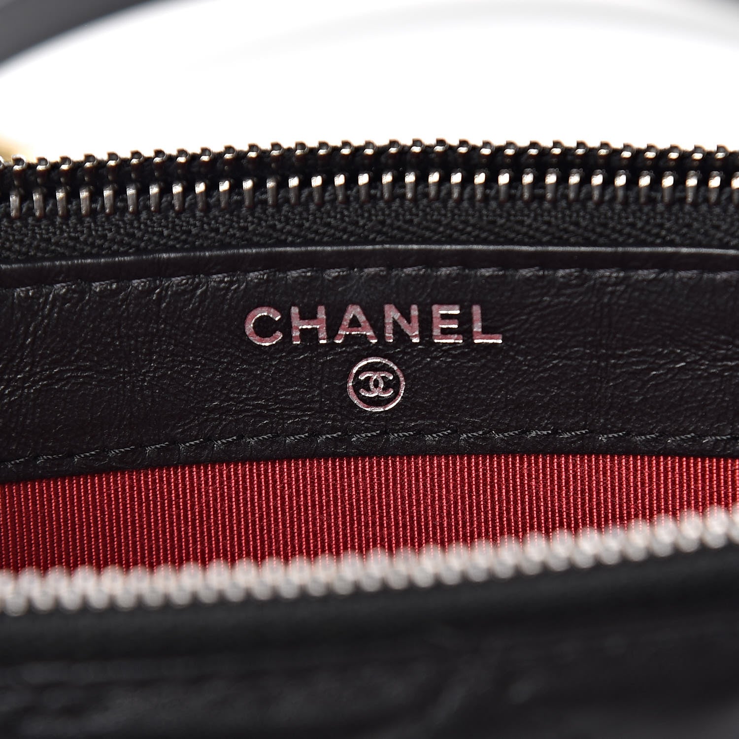 Chanel Aged Calfskin Quilted Small Gabrielle Clutch With Chain Black 8 of 12