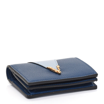 Versace Grained Calfskin Virtus Bifold Wallet 4 of 6