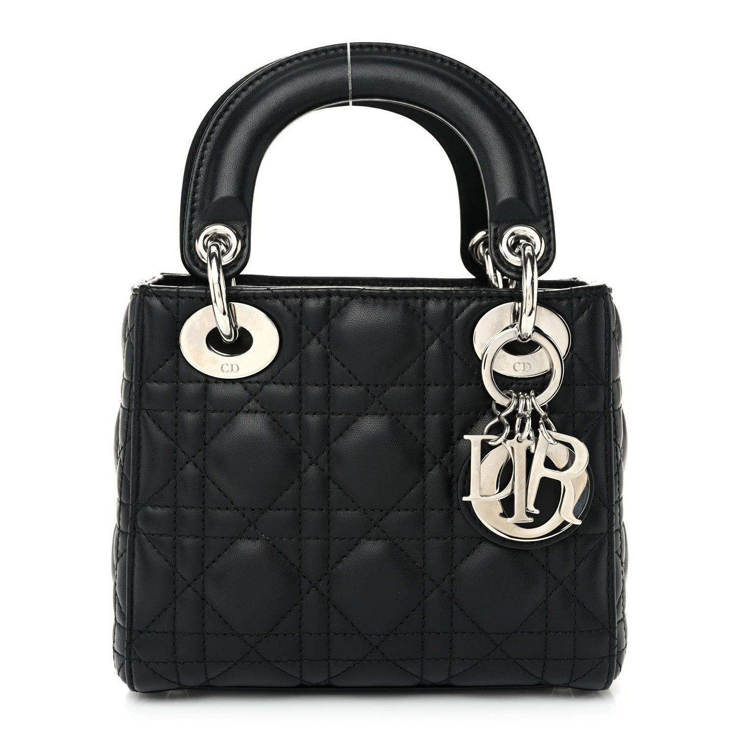 Christian Dior Lambskin Cannage Mini Lady Dior Black 1 of 10