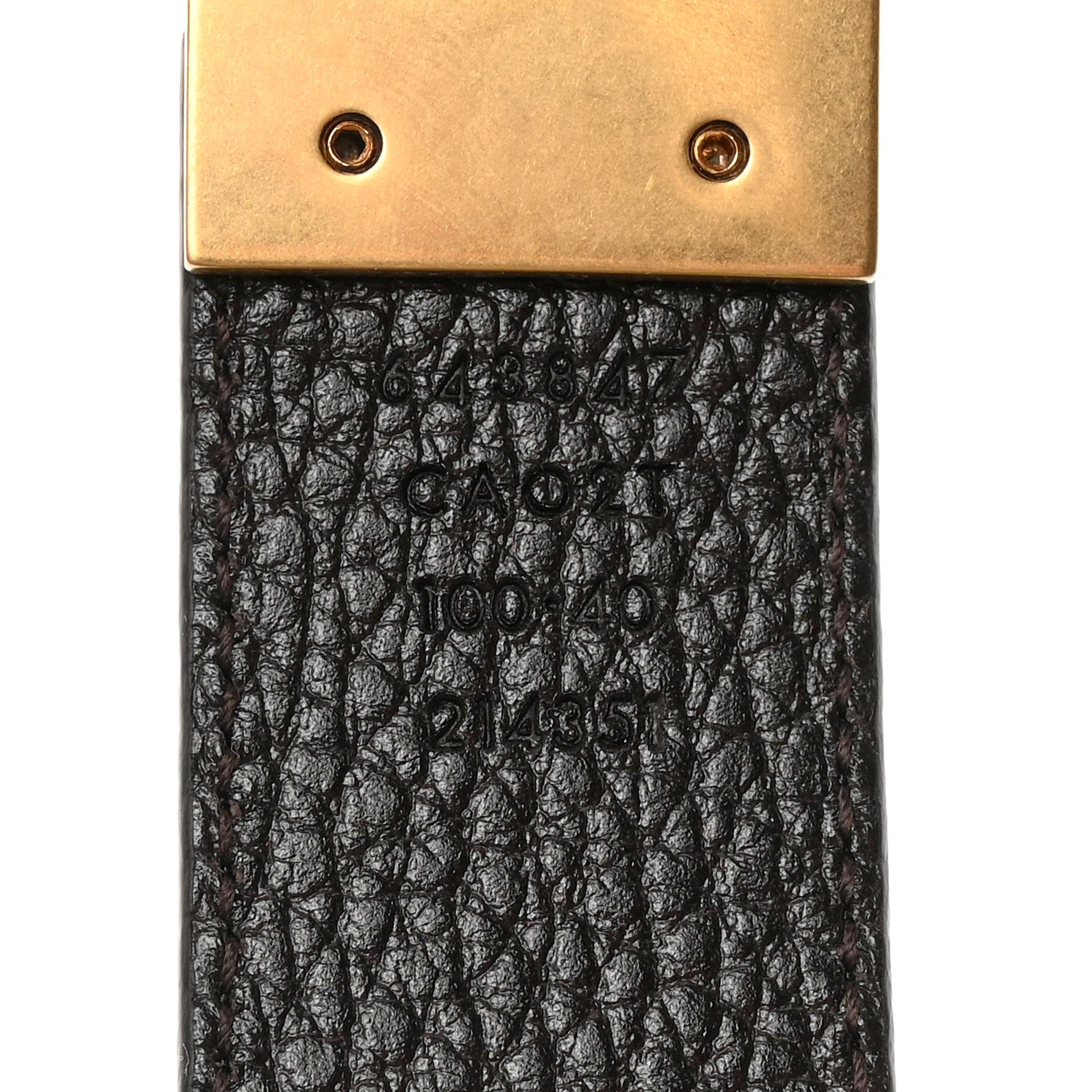 Gucci Dollar Calfskin Double G Reversible 30mm Belt 105 42 Black New Acero 5 of 7