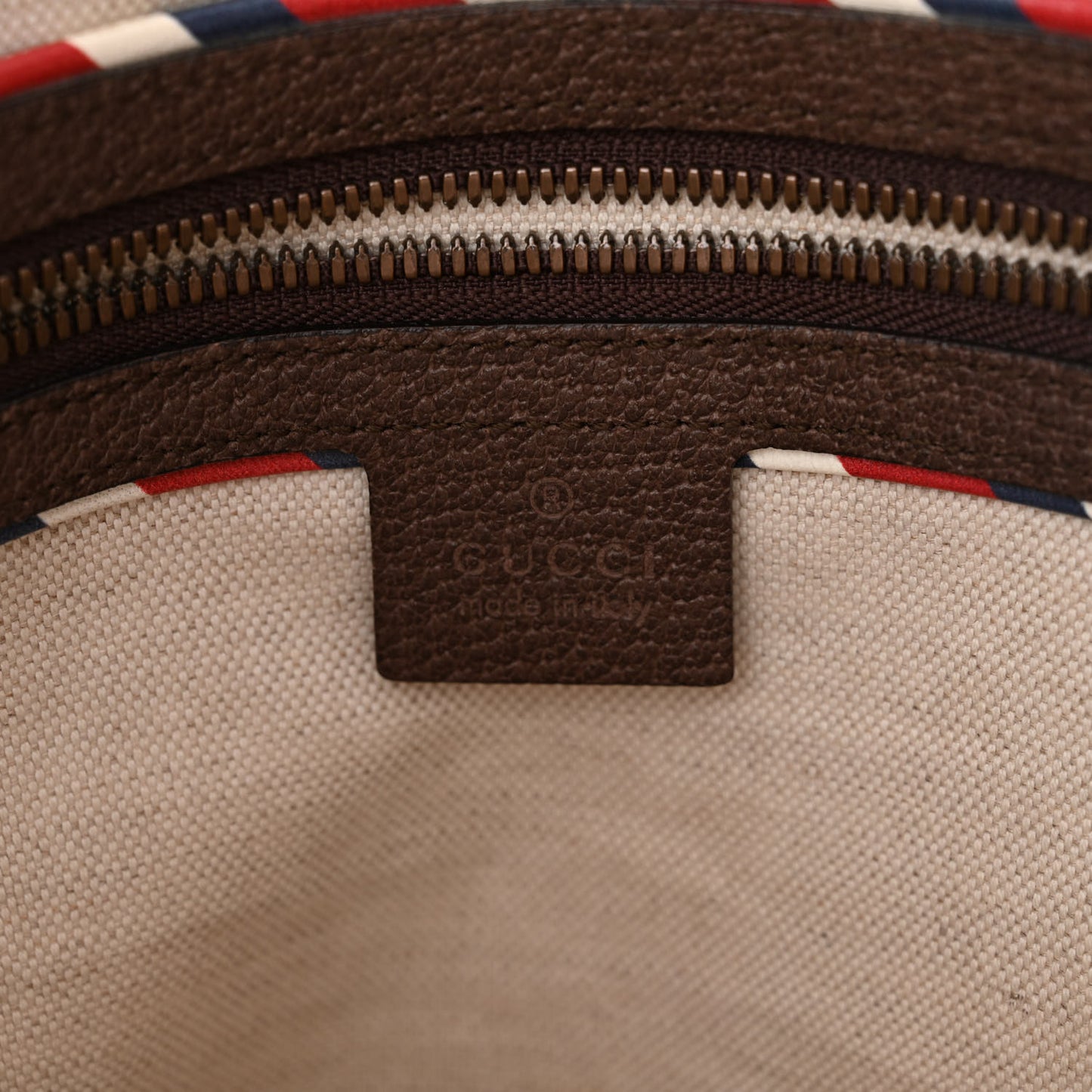 Soft GG Supreme Monogram Courrier Web Medium Flat Messenger Bag Beige New Acero Multicolor