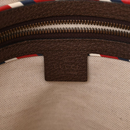 Gucci Soft GG Supreme Monogram Courrier Web Medium Flat Messenger Bag Beige New Acero Multicolor 6 of 15
