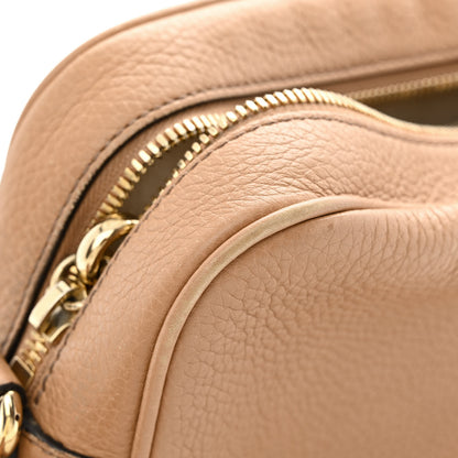 Gucci Pebbled Calfskin Small Soho Disco Bag Camelia 17 of 17
