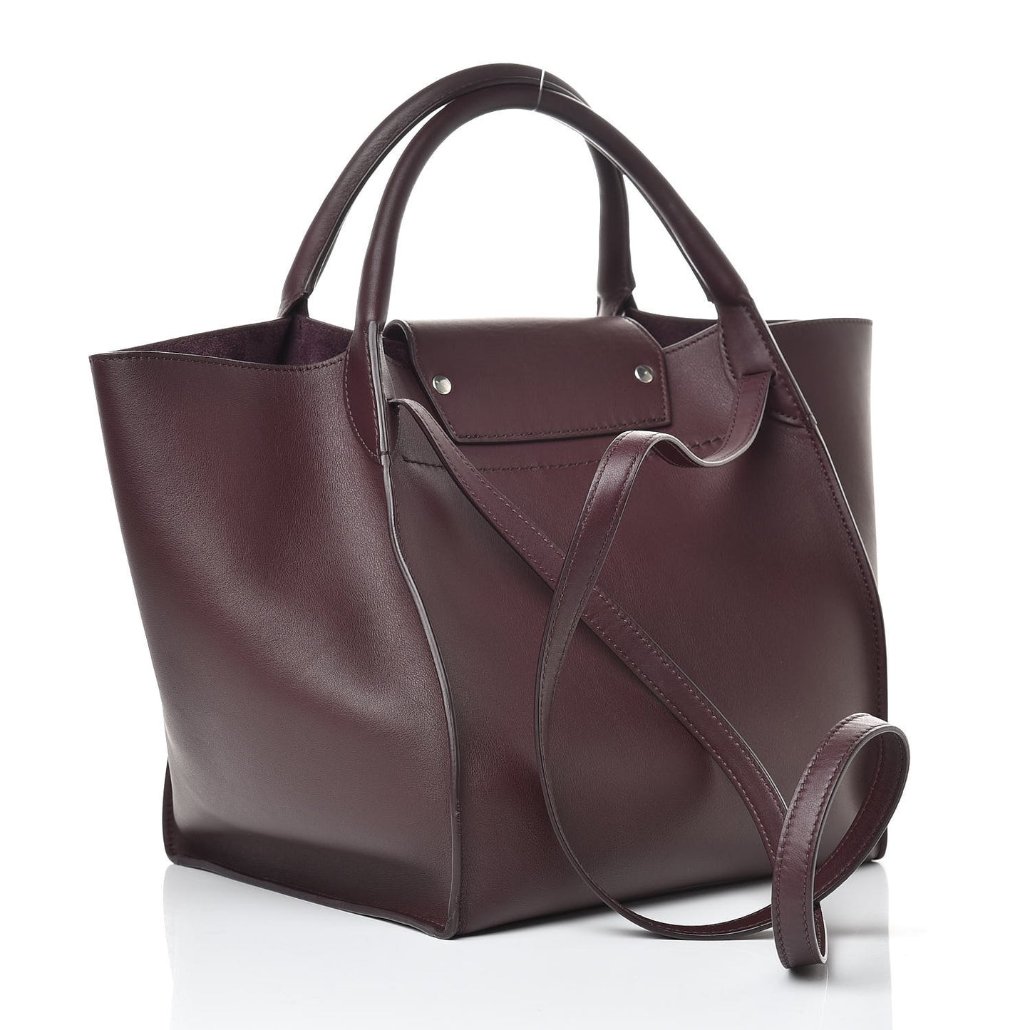 Smooth Calfskin Small Big Bag Burgundy