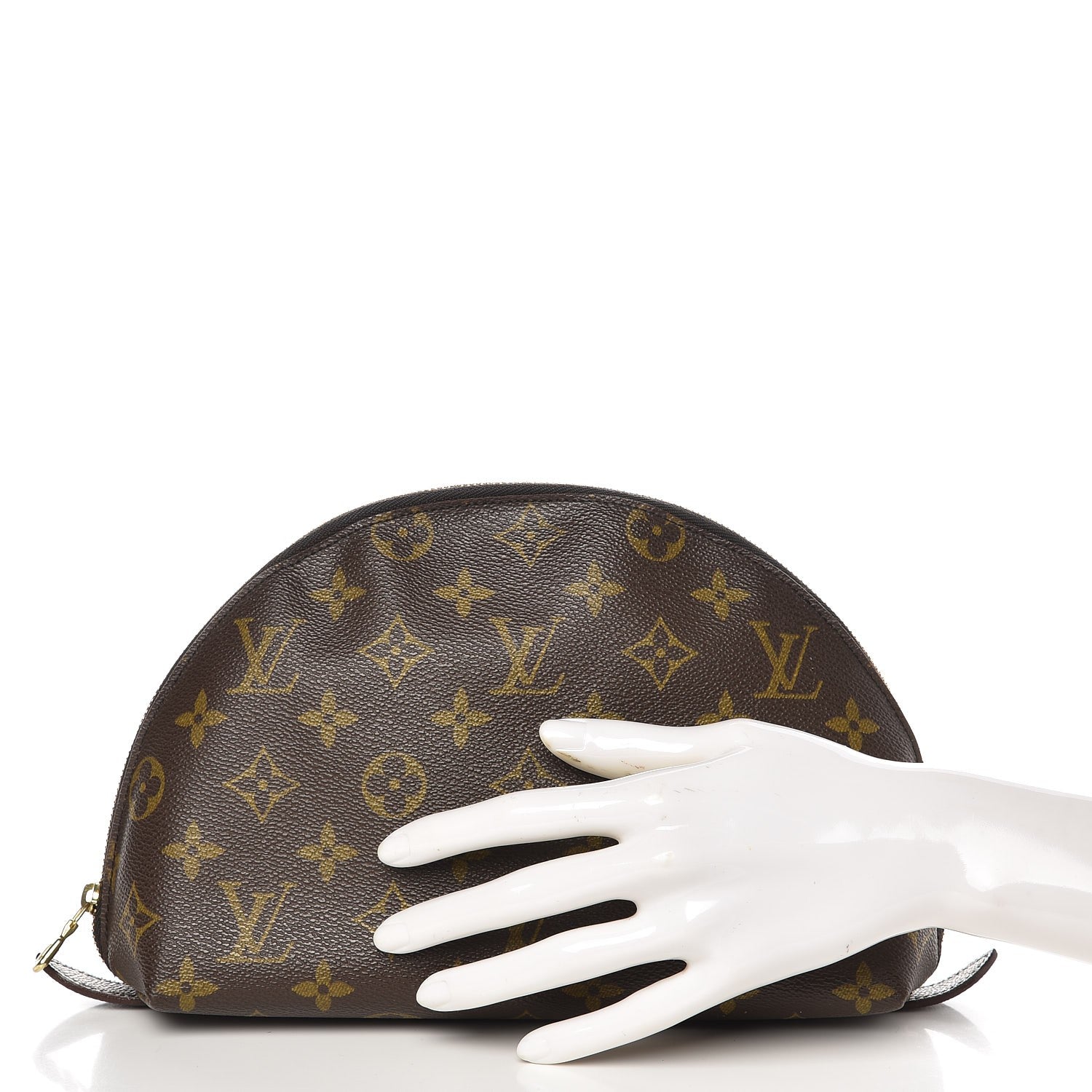 Louis Vuitton Monogram Trousse Demi Ronde 2 of 6
