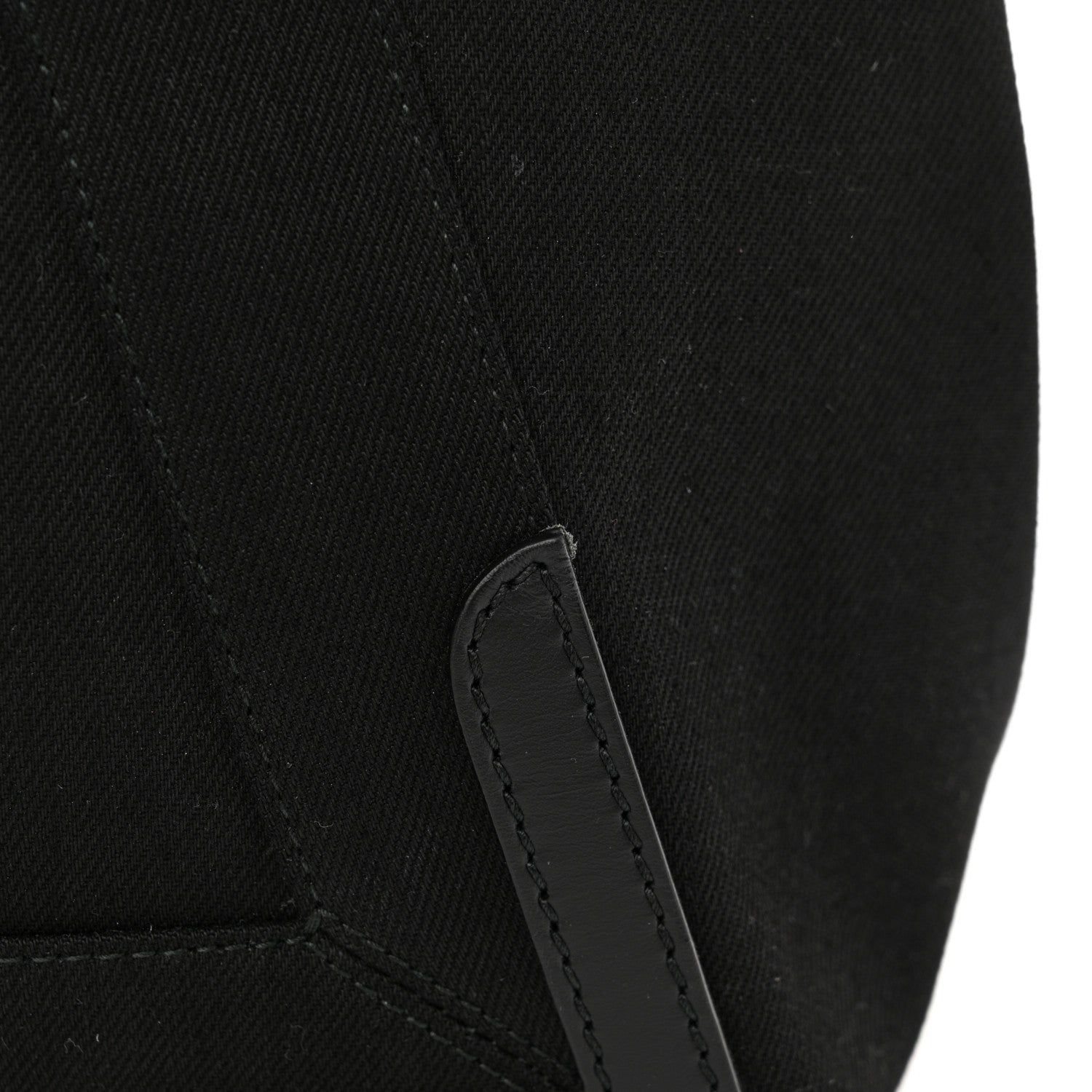 Balenciaga Cotton Canvas Calfskin M Navy Cabas Black White 11 of 16