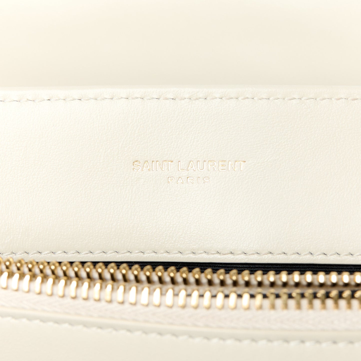 Calfskin Y Quilted Monogram Medium Loulou Chain Satchel Crema Soft