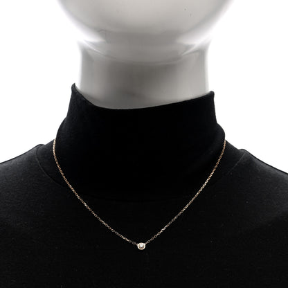 Cartier 18K Pink Gold Diamond SM D'Amour Pendant Necklace 2 of 4