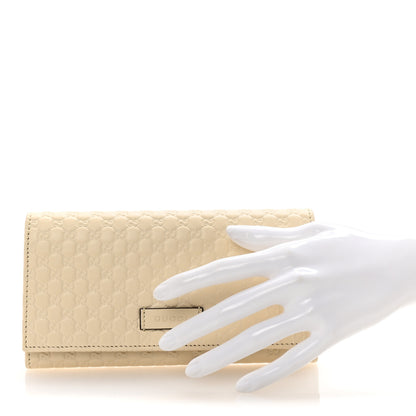 Gucci Soft Microguccissima Continental Wallet White 2 of 8