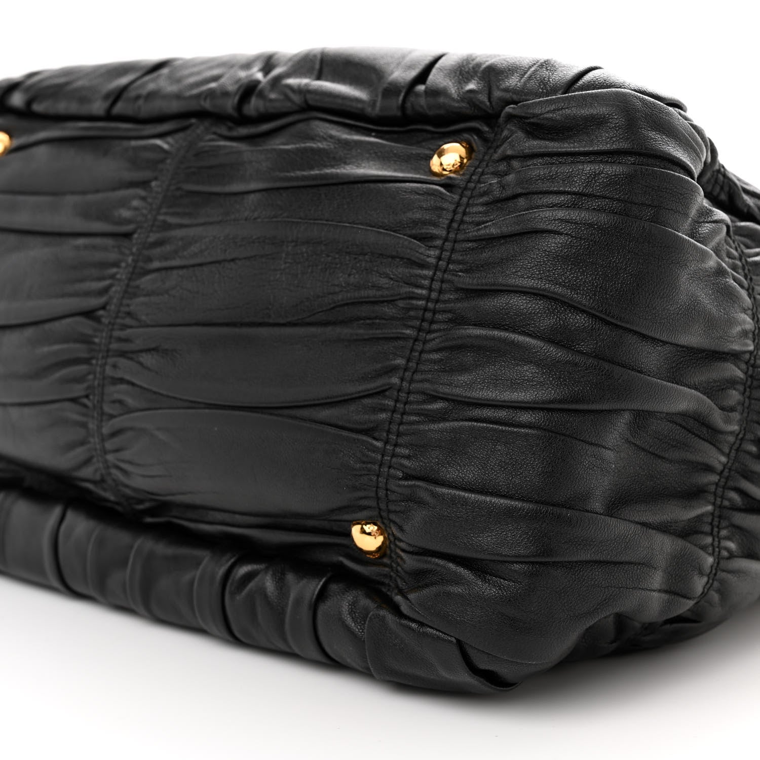 Prada Nappa Gaufre Tote Black 9 of 9
