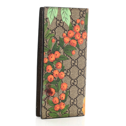 Gucci GG Supreme Monogram Tian Long Wallet Beige Multicolor New Acero 3 of 8