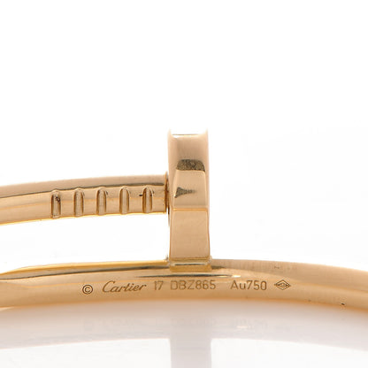 Cartier 18K Yellow Gold Juste Un Clou Bracelet 17 4 of 5