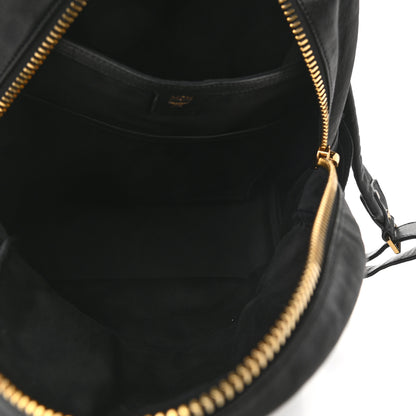 MCM Lambskin Fox Fur Medium Stark Insignia Backpack Black 4 of 11