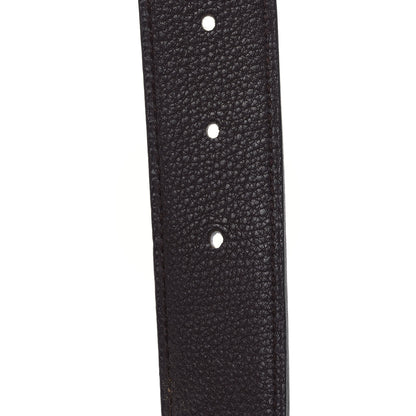 Hermes Box Togo 38mm Constance H Belt 90 36 Black Chocolate 4 of 4