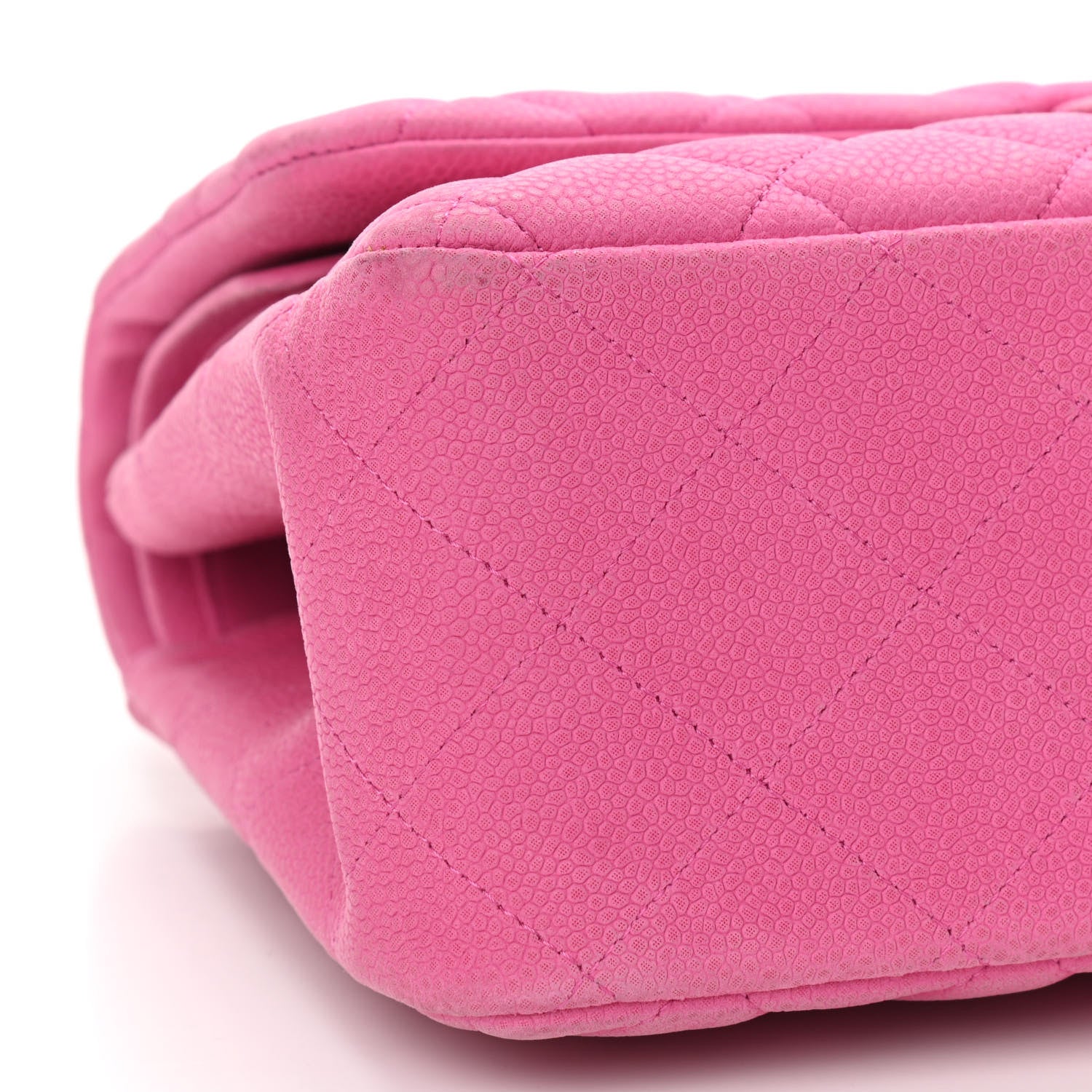 Chanel Iridescent Caviar Quilted Jumbo Double Flap Pink 9 of 14