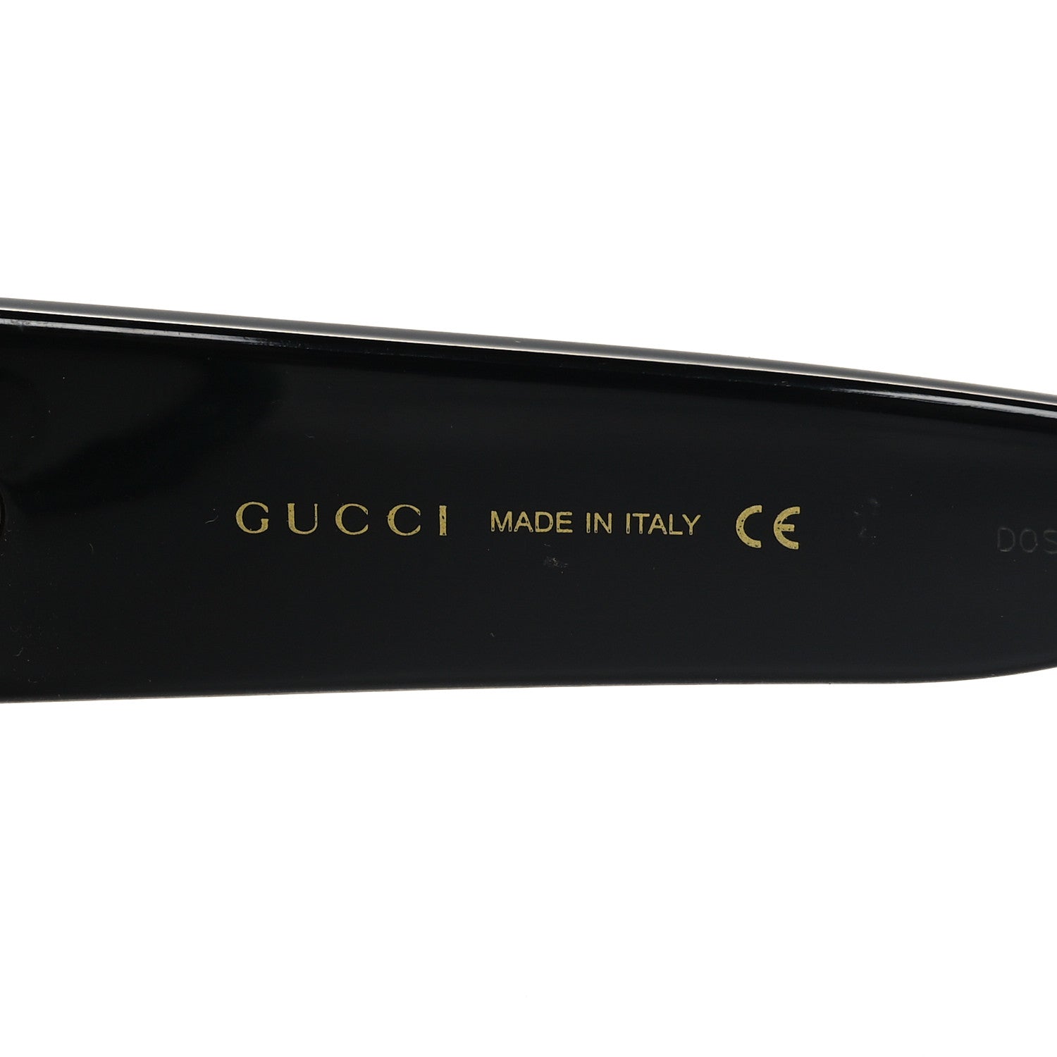 Gucci Acetate Square Frame Sunglasses GG0083S Glitter Red Black Green 5 of 8
