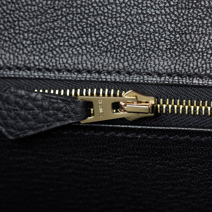 Hermes Togo Matte Alligator Birkin Touch 25 Black 19 of 32