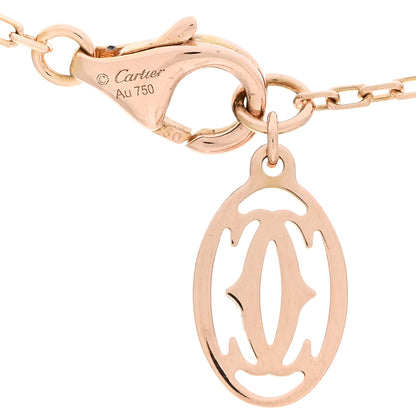 Cartier 18K Pink Gold Diamond SM D'Amour Pendant Necklace 4 of 5